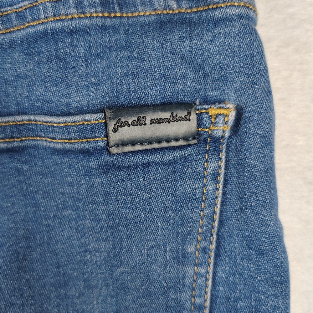 7 For All Mankind UHR Taylorless Skinny Boot Jeans Size 27 $148 - Picture 4 of 9